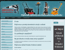 Tablet Screenshot of aboneta.cz